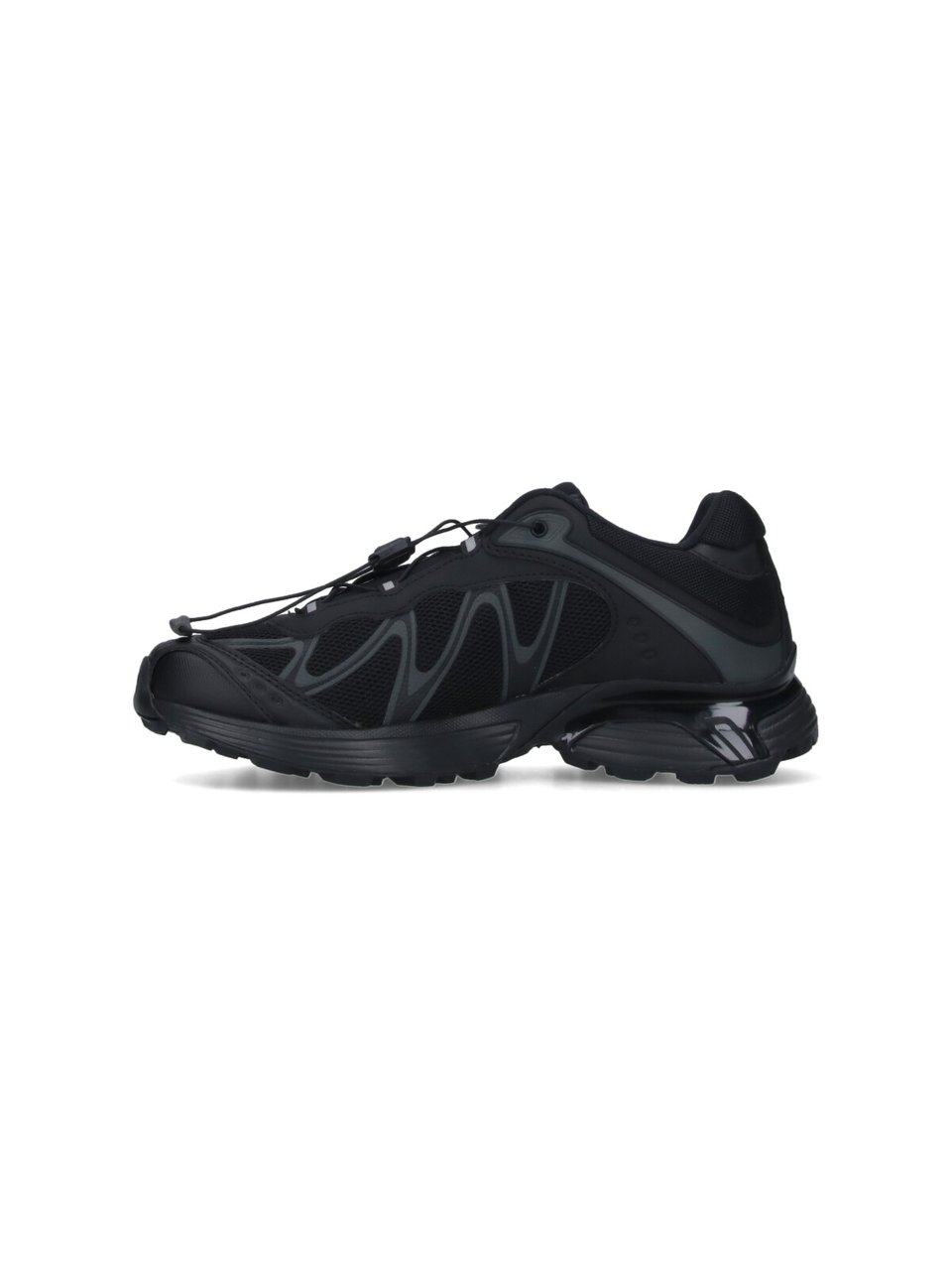 Salomon Black XT-Whisper Fabric Mesh Sneakers Zwart