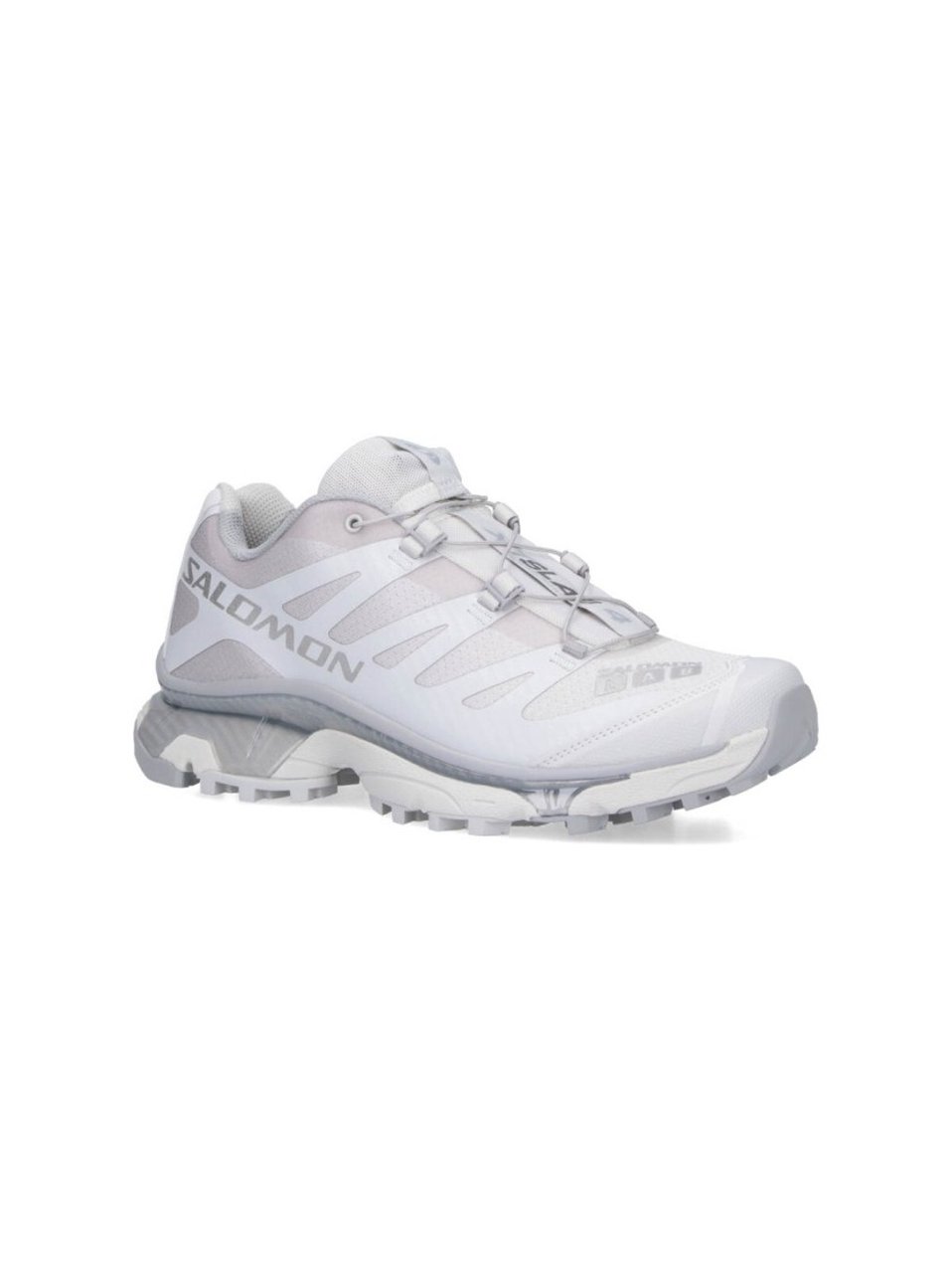 Salomon Grey Lightweight Sneakers With Quicklace™ System And Rugged Outsole Wit
