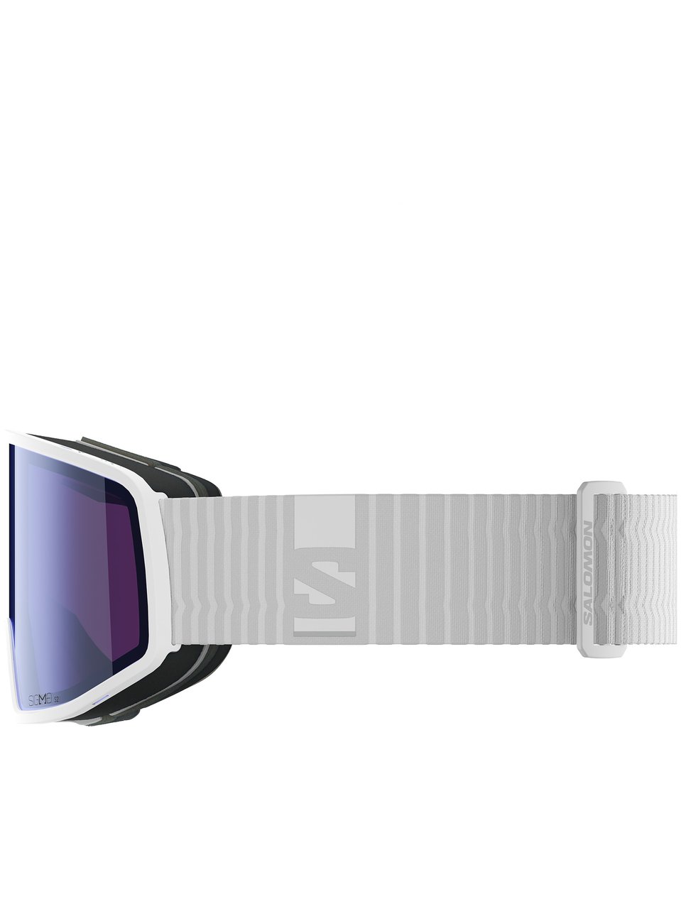 Salomon White Sentry Pro Sigma Goggles Blauw