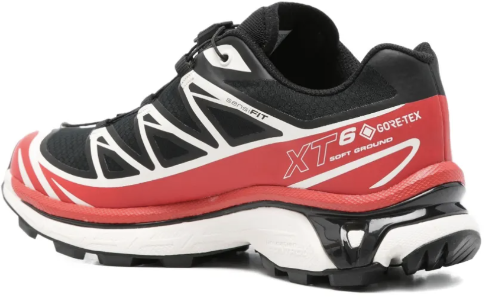 Salomon Xt-6 Gtx Black/flame Scarlet/vanilla Ice Zwart