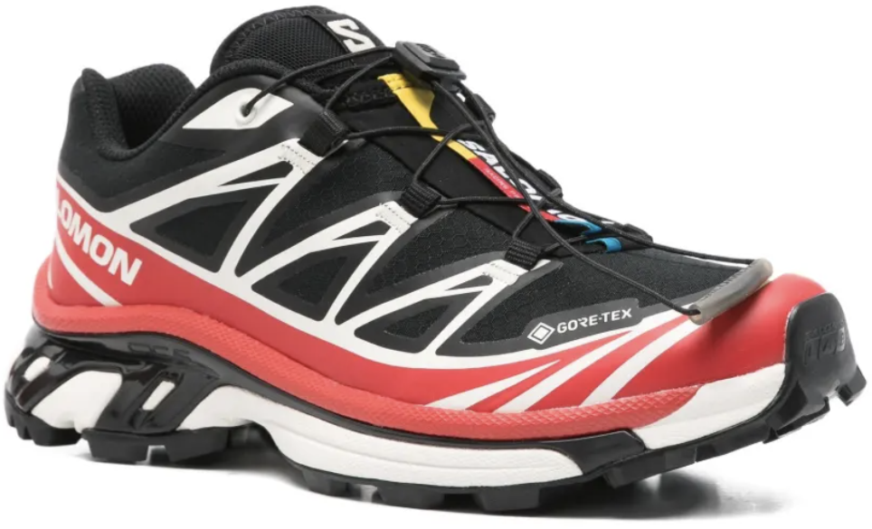 Salomon Xt-6 Gtx Black/flame Scarlet/vanilla Ice Zwart