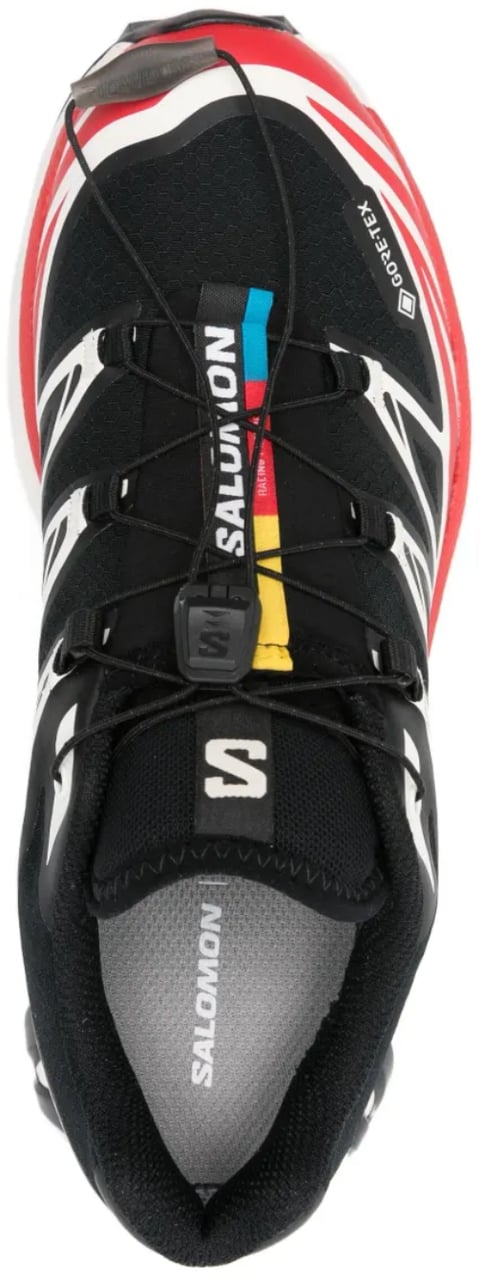 Salomon Xt-6 Gtx Black/flame Scarlet/vanilla Ice Zwart