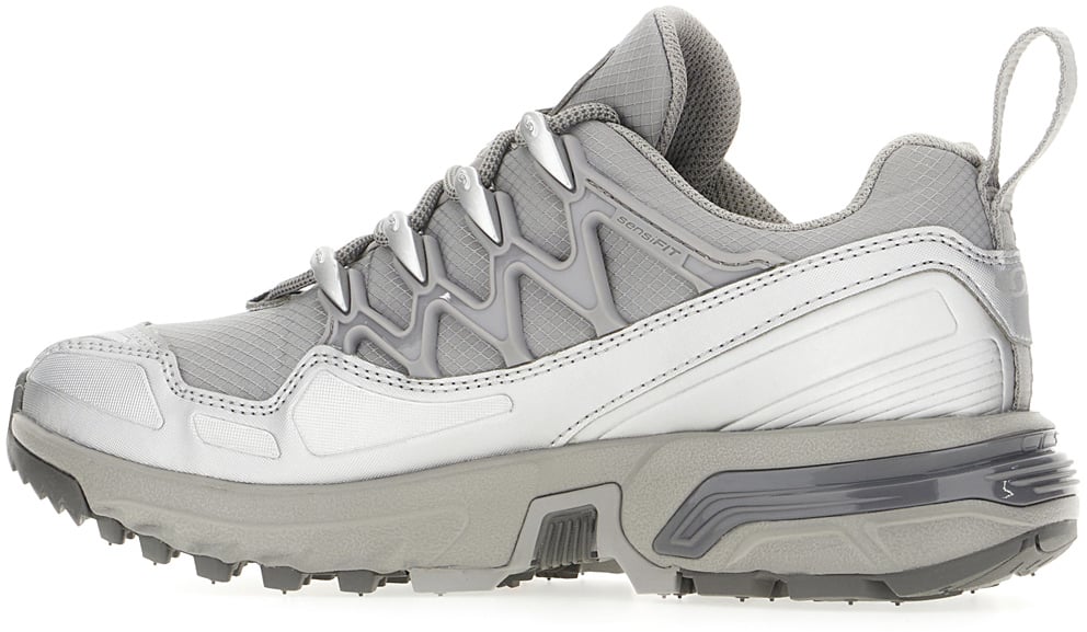 Salomon Salomon Grey rubber and mesh ACS+GTX sneakers Grijs