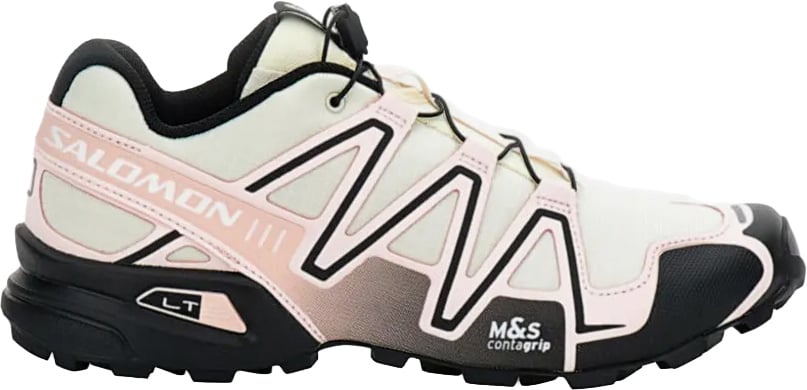 Salomon Speedcross 3 Vanilla Ice/icy Pink/black Zwart