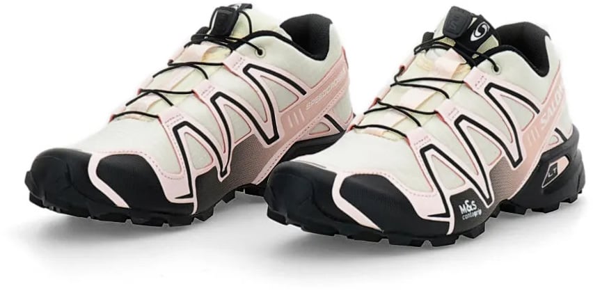 Salomon Speedcross 3 Vanilla Ice/icy Pink/black Zwart