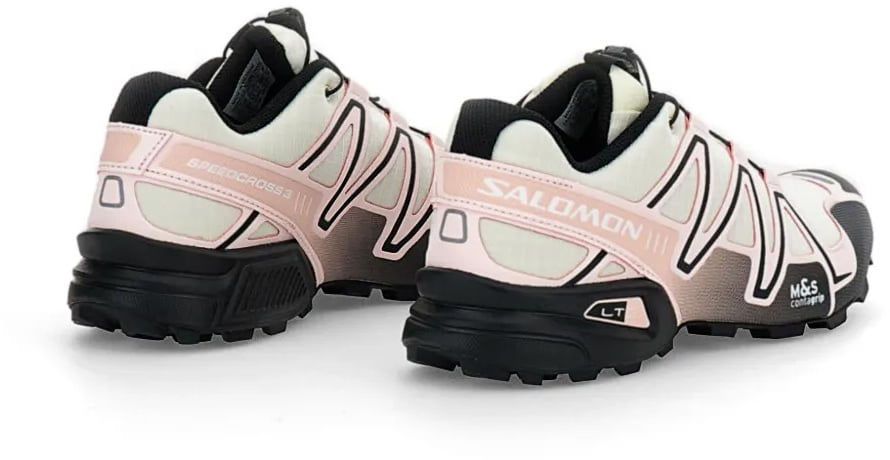 Salomon Speedcross 3 Vanilla Ice/icy Pink/black Zwart