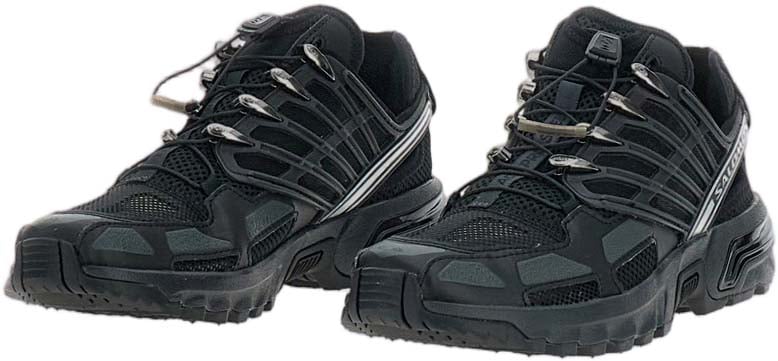Salomon Technical Low-Top Sneakers with Agile Chassis and Quicklace System Zwart