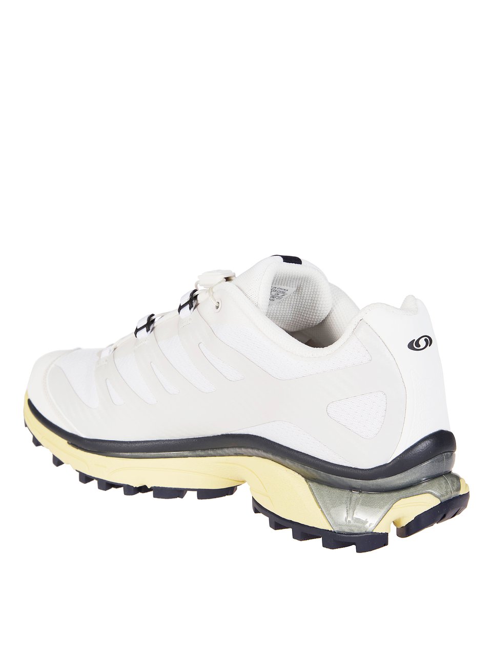 Salomon White Black Beige Accents Sneakers Wit