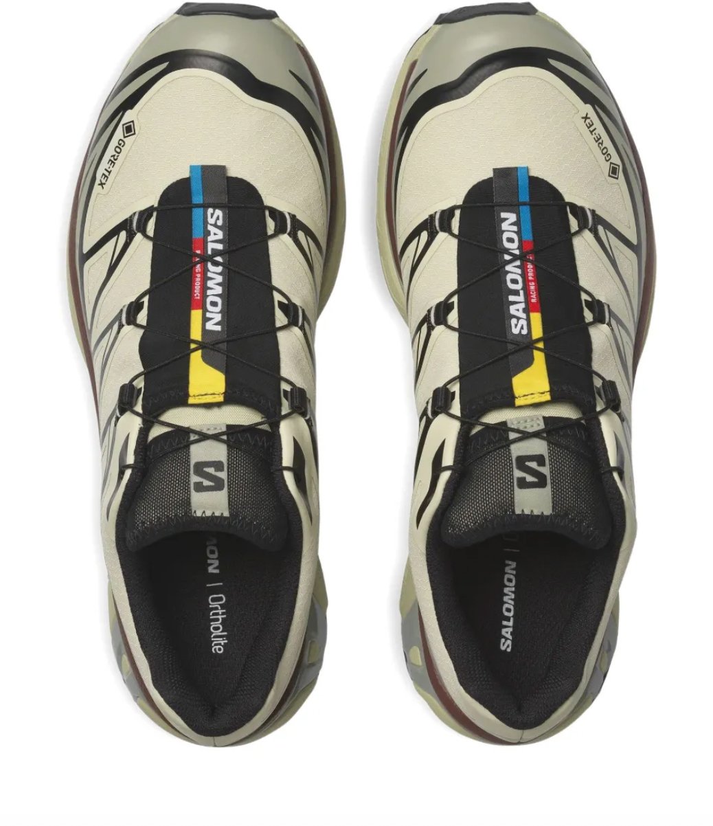 Salomon Xt-6 Gtx Aspargus Green/tea/bitter Chocolate Groen