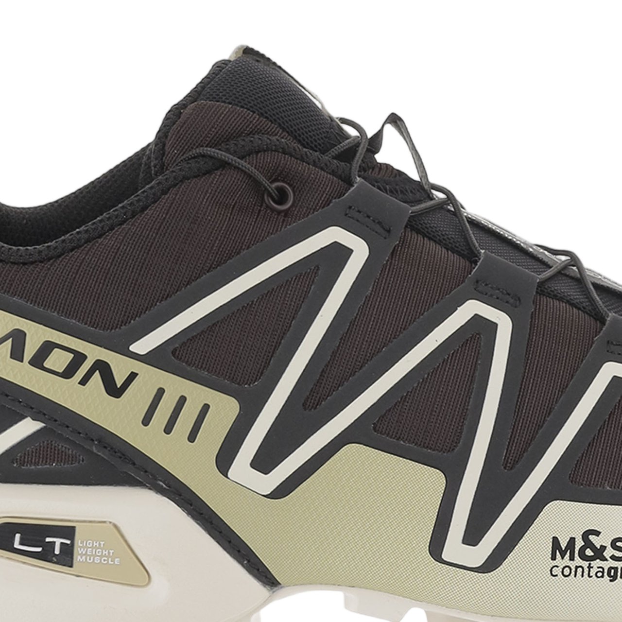 Salomon Multi-Sport Sneakers With Quicklace Technology And Panel Design Zwart