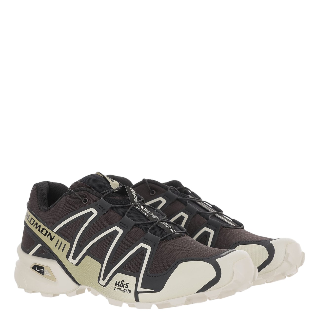 Salomon Multi-Sport Sneakers With Quicklace Technology And Panel Design Zwart
