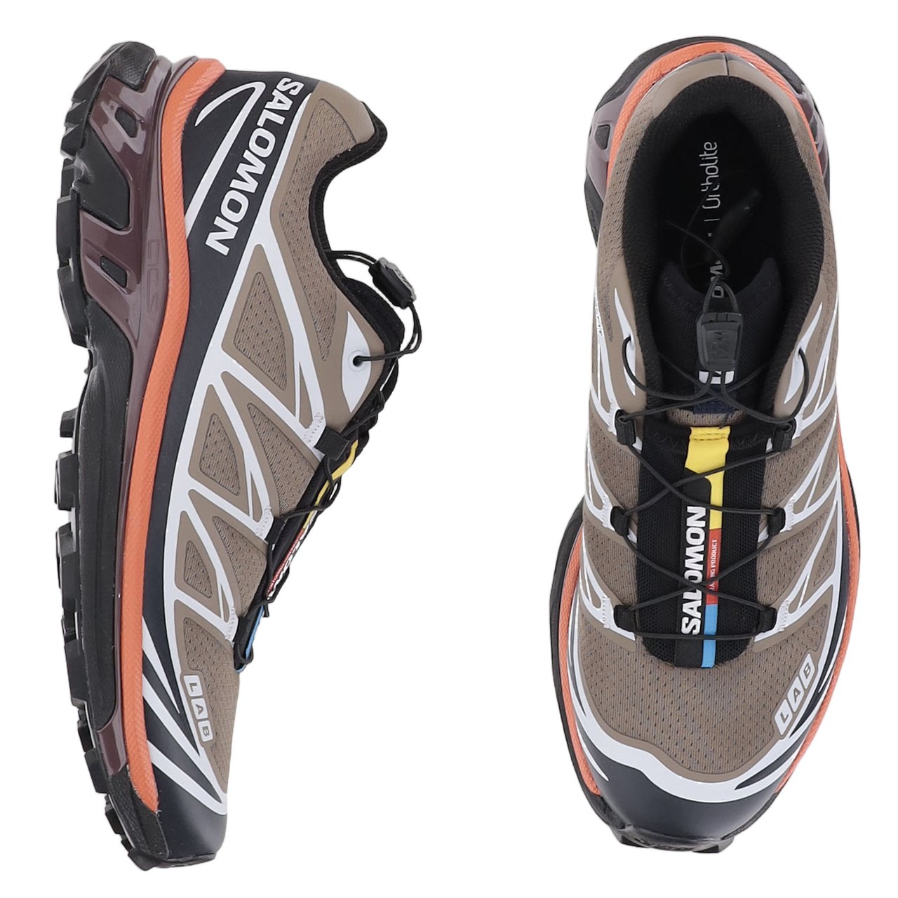 Salomon Multicolor Mesh Xt-6 Sneakers With Traction Outsole Bruin