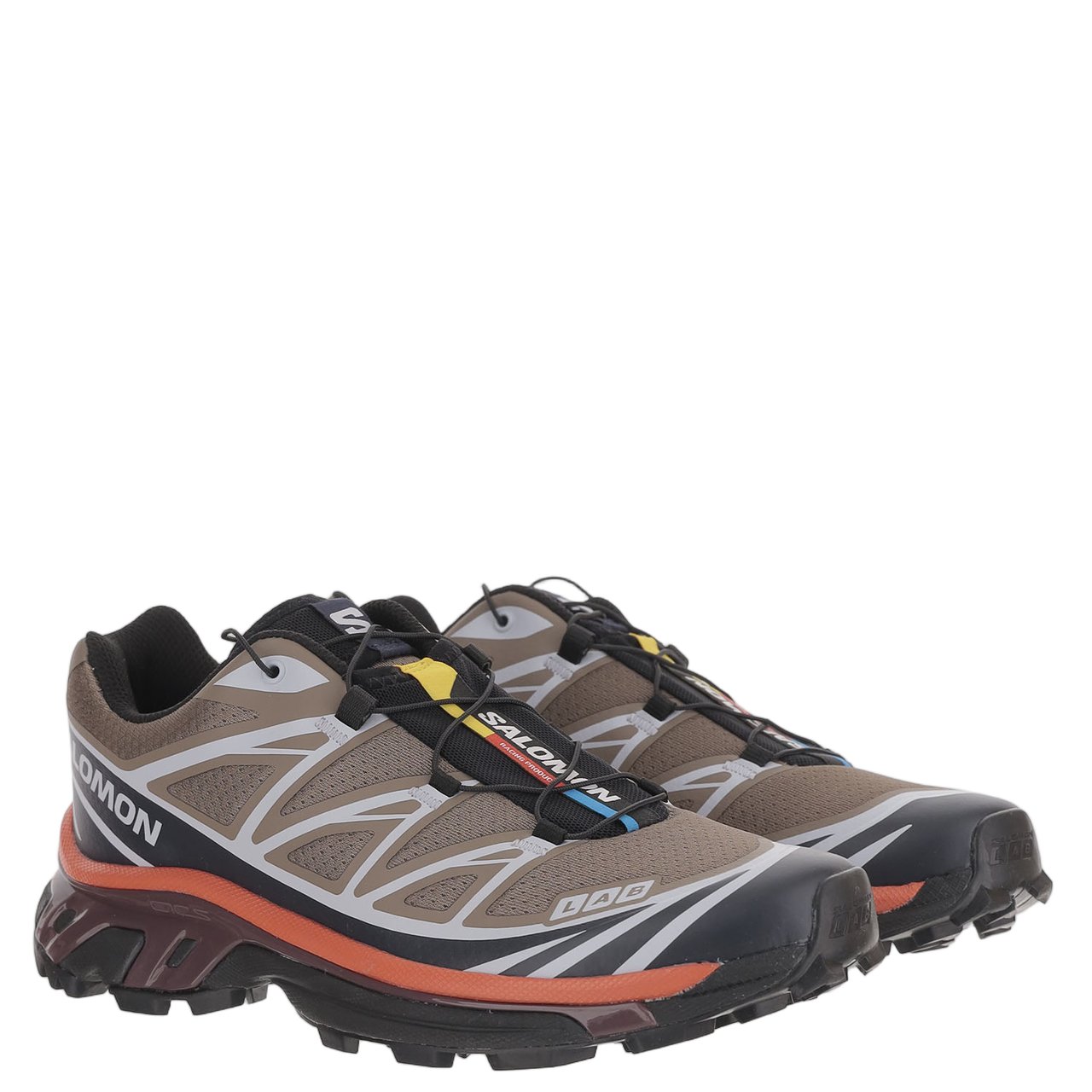 Salomon Multicolor Mesh Xt-6 Sneakers With Traction Outsole Bruin