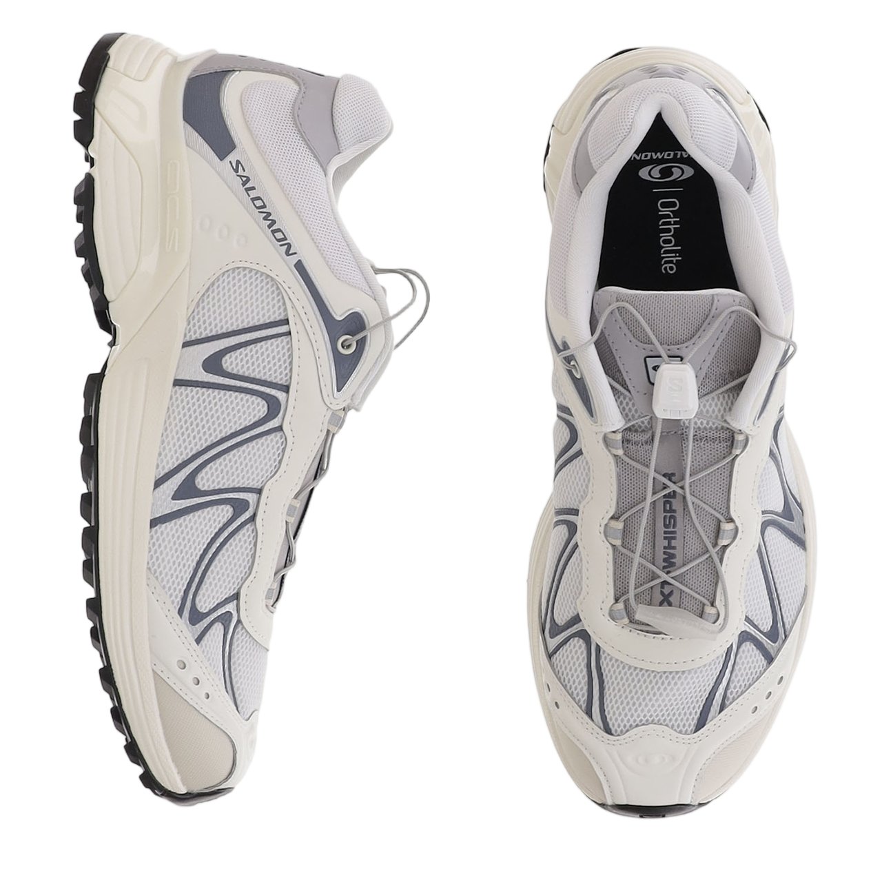 Salomon Xt-Whisper Sneakers With Quicklace Closure And Contagrip® Outsole Grijs