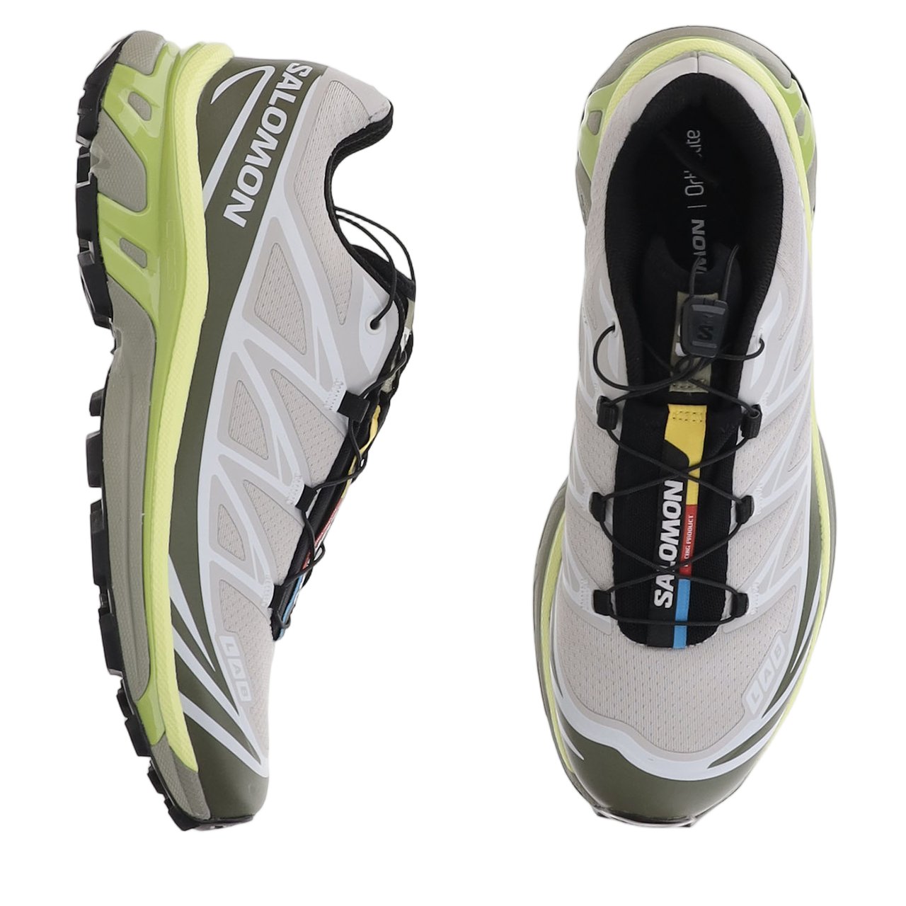 Salomon Multi-Hued Xt-6 Sneakers With Breathable Mesh Construction Neutraal