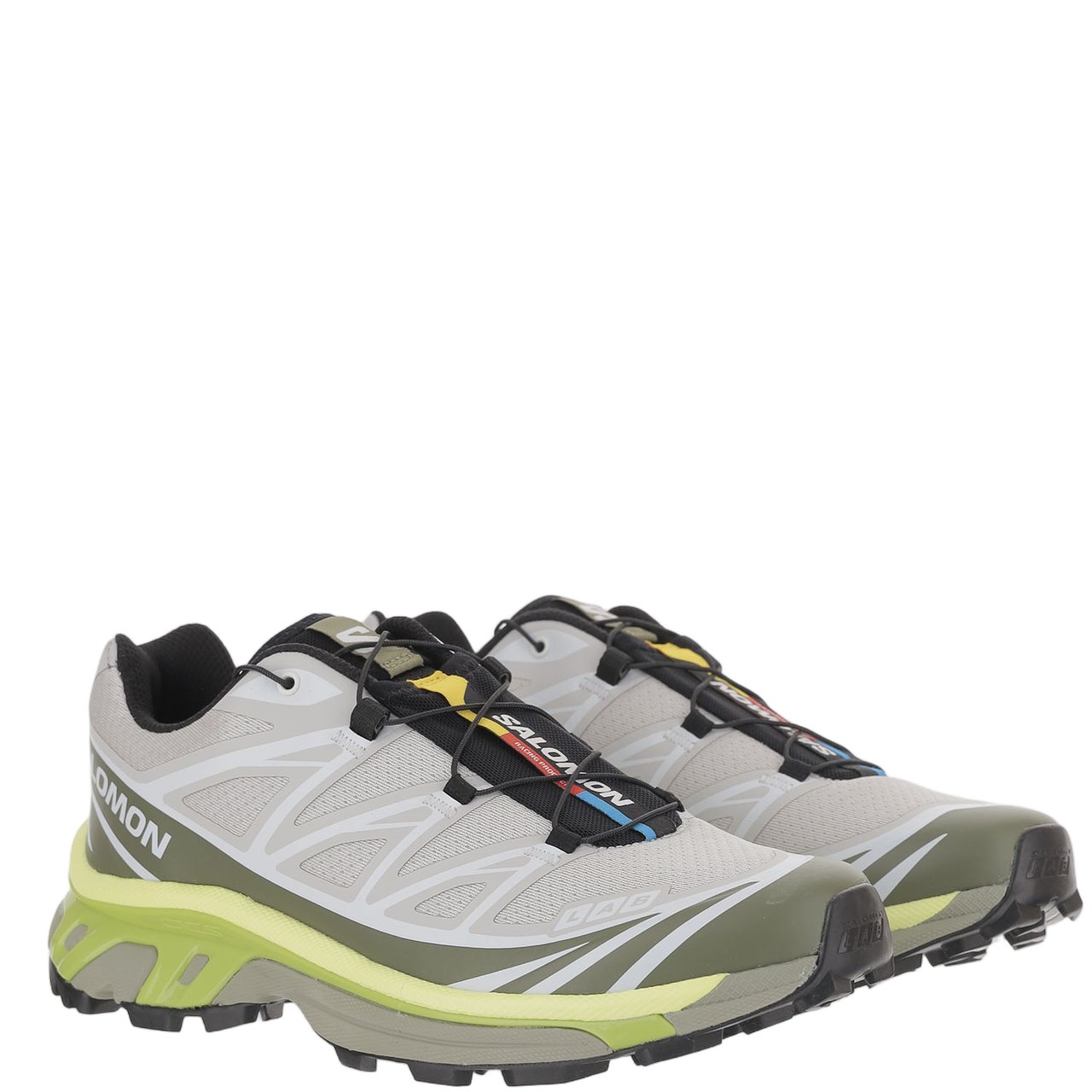 Salomon Multi-Hued Xt-6 Sneakers With Breathable Mesh Construction Neutraal