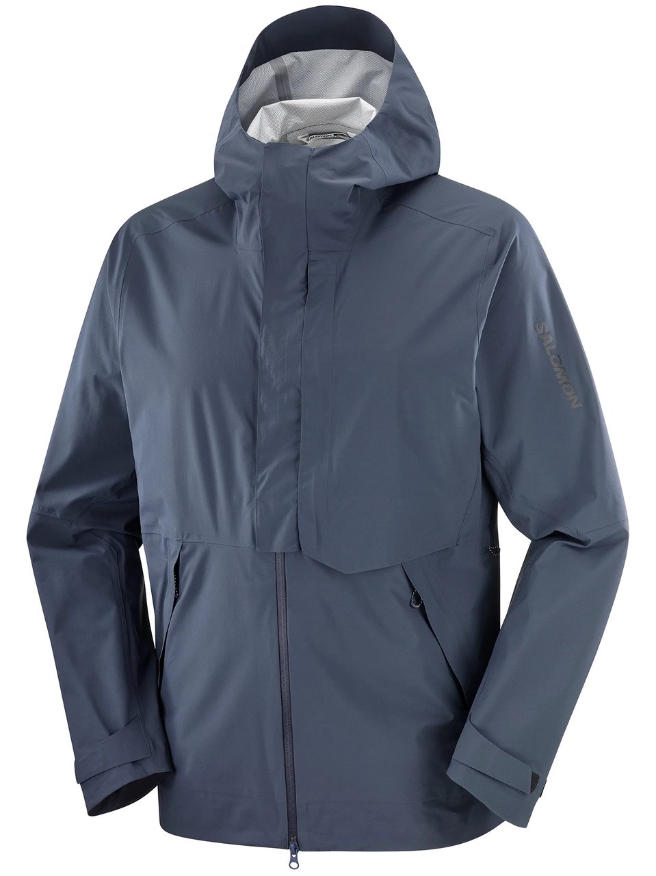 Salomon Muted Blue Outerpath Pro Jacket Grijs