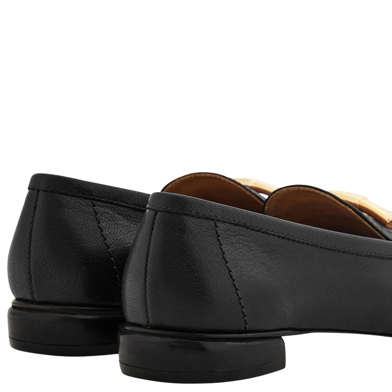 Salvatore Ferragamo Silvy Loafers With Leather Fringe Detail Zwart
