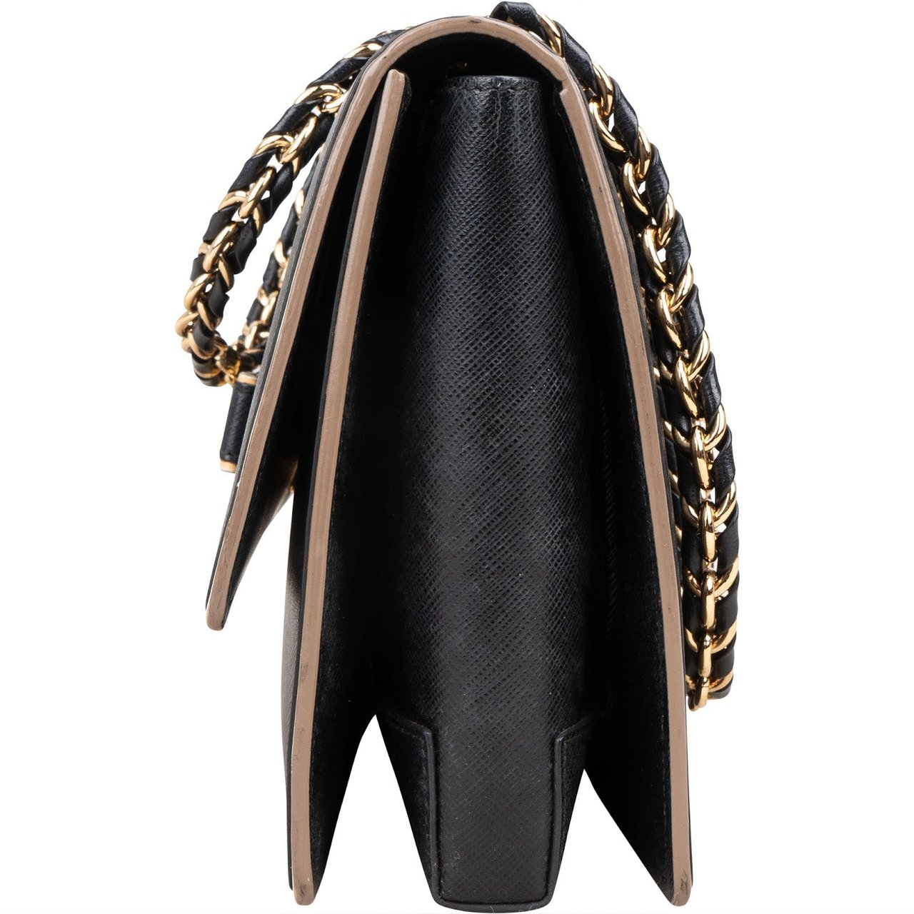 Salvatore Ferragamo Salvatore Ferragamo Saffiano Leather Vara Bow Crossbody Bag Zwart