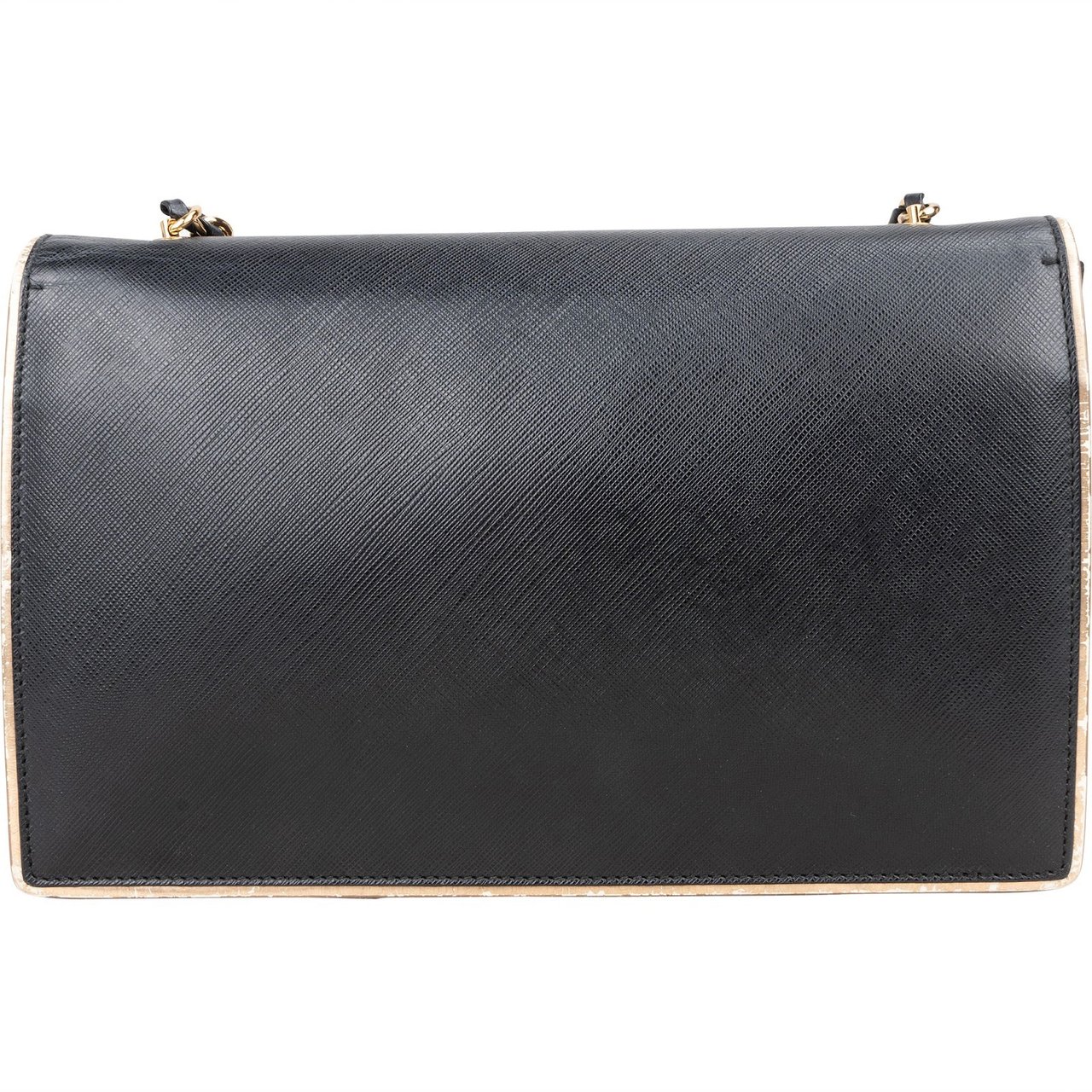 Salvatore Ferragamo Saffiano Leather Vara Bow Crossbody Bag Zwart