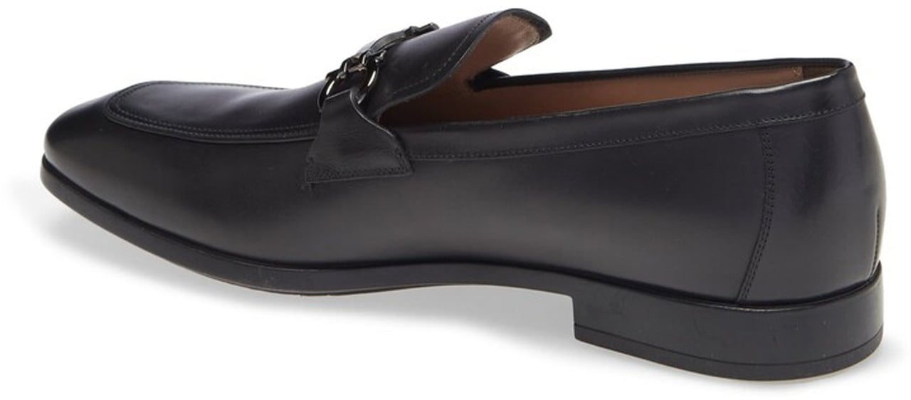 Salvatore Ferragamo Salvatore Ferragamo Ree Leather Loafers Zwart