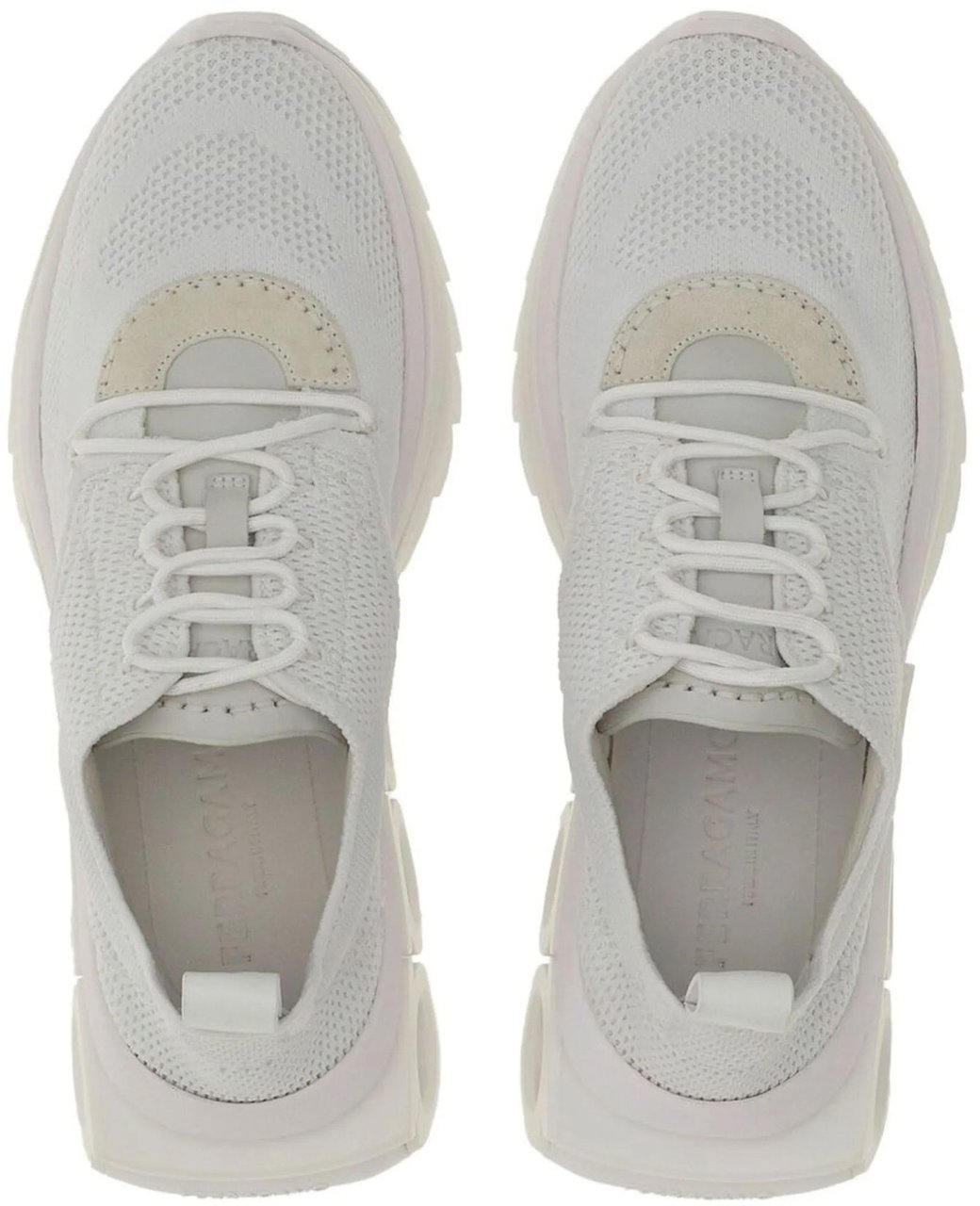 Salvatore Ferragamo Salvatore Ferragamo Gancini Sole Sneakers Wit