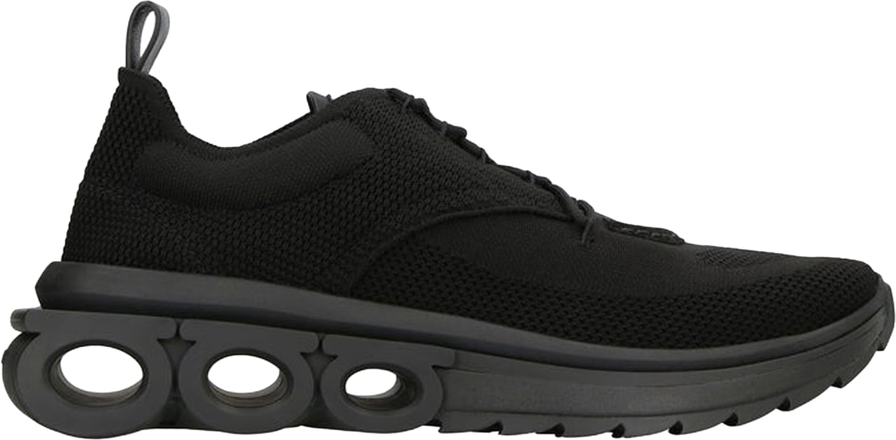 Salvatore Ferragamo SALVATORE Ferragamo Gancini Sneakers Zwart