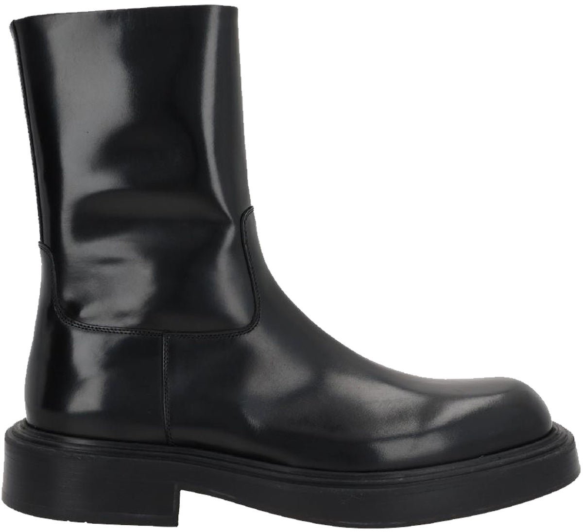 Salvatore Ferragamo Ferragamo Formia Leather Ankle Boots Zwart