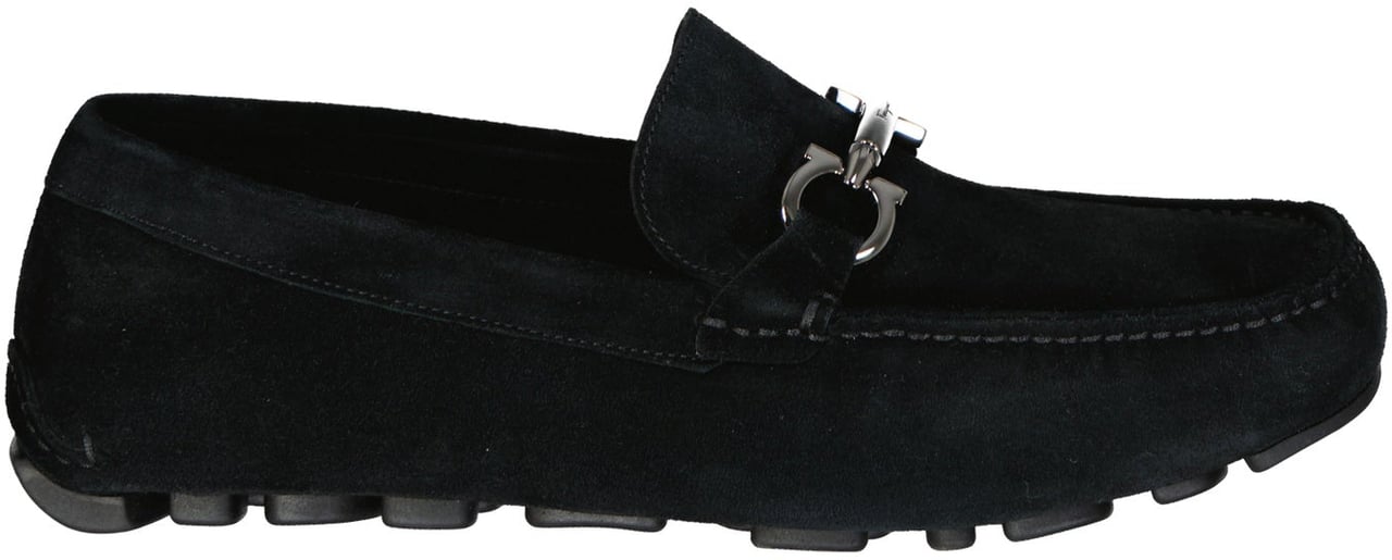 Salvatore Ferragamo Salvatore Ferragamo SALAMANCA Suede Loafers Zwart