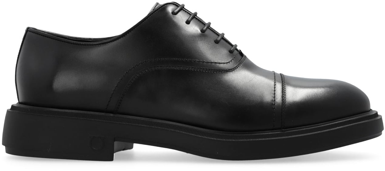Salvatore Ferragamo Salvatore Ferragamo Leather Oxford Zwart