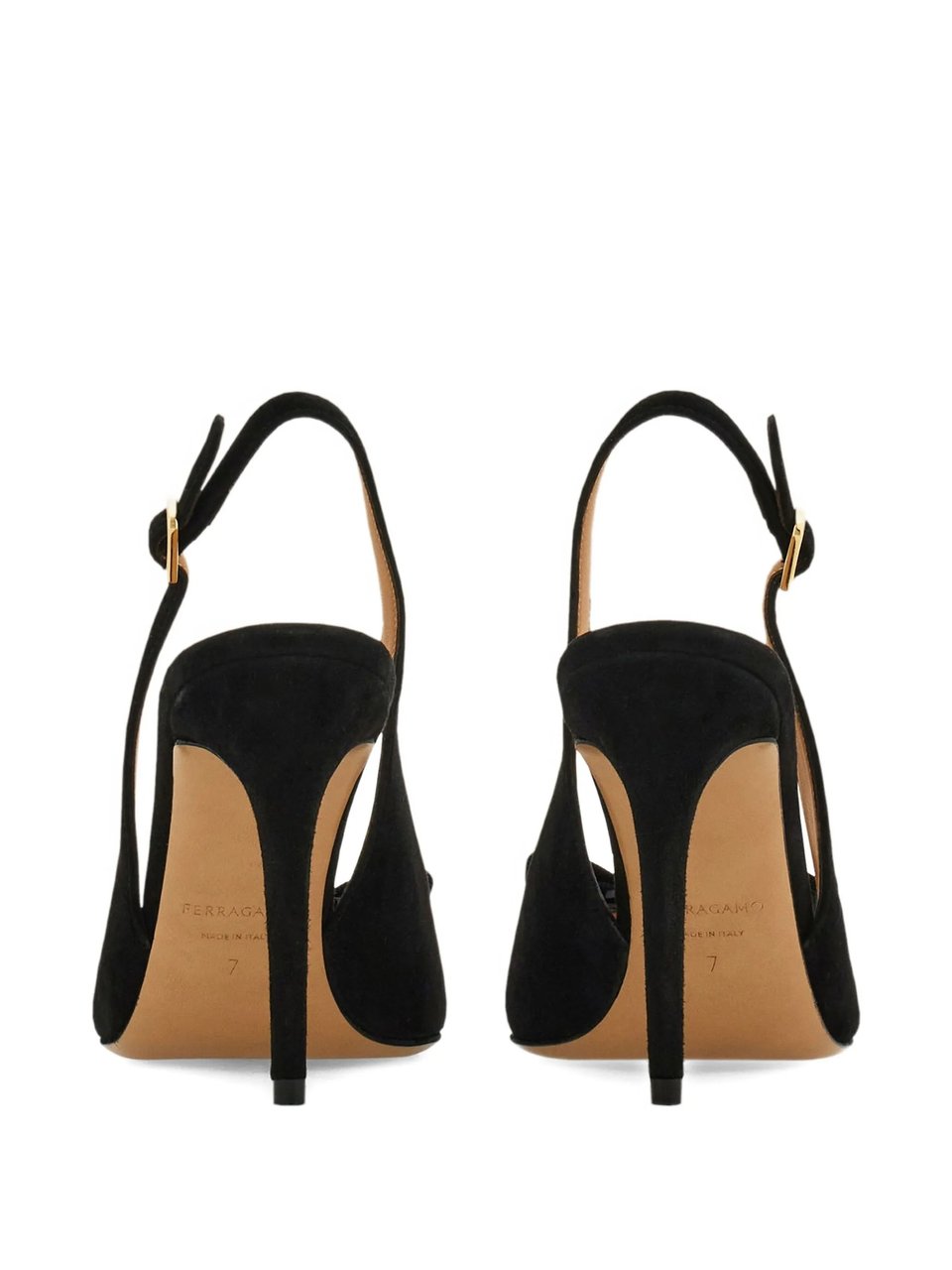 Salvatore Ferragamo Black Vibily 1 95 Pointed Heels Zwart