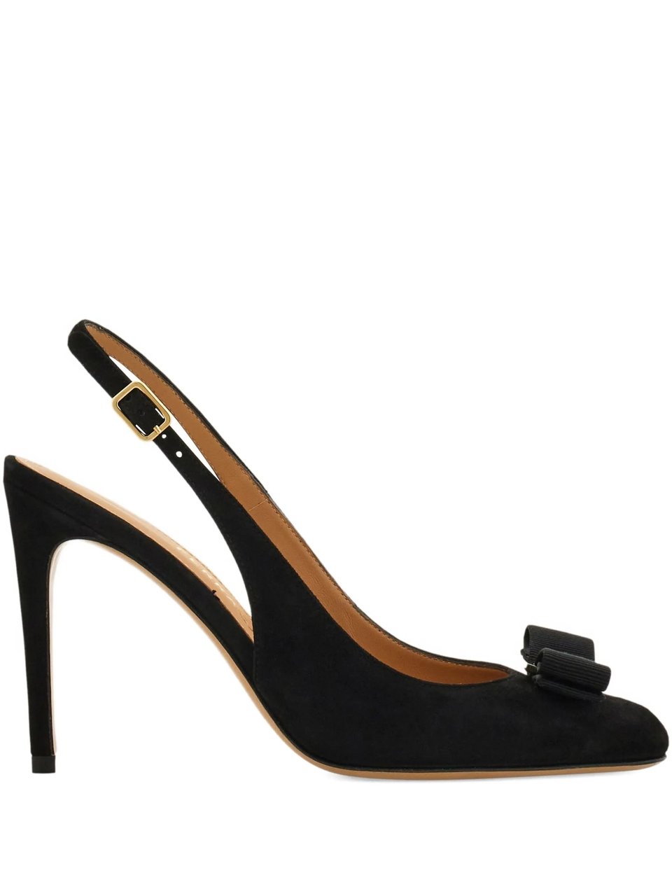 Salvatore Ferragamo Black Vibily 1 95 Pointed Heels Zwart