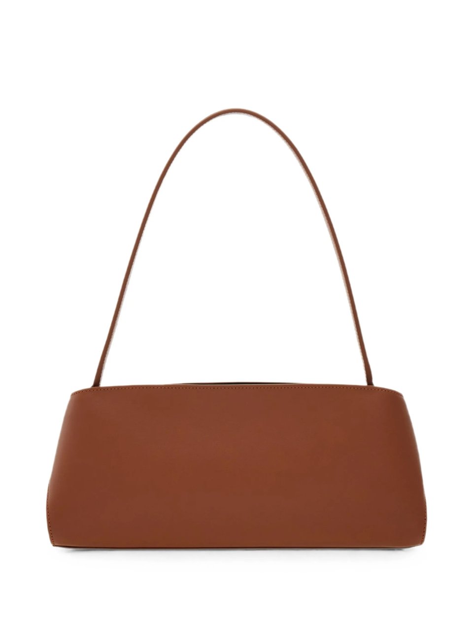 Salvatore Ferragamo Calf Leather Hug Sh Ew Shoulder Bag Bruin