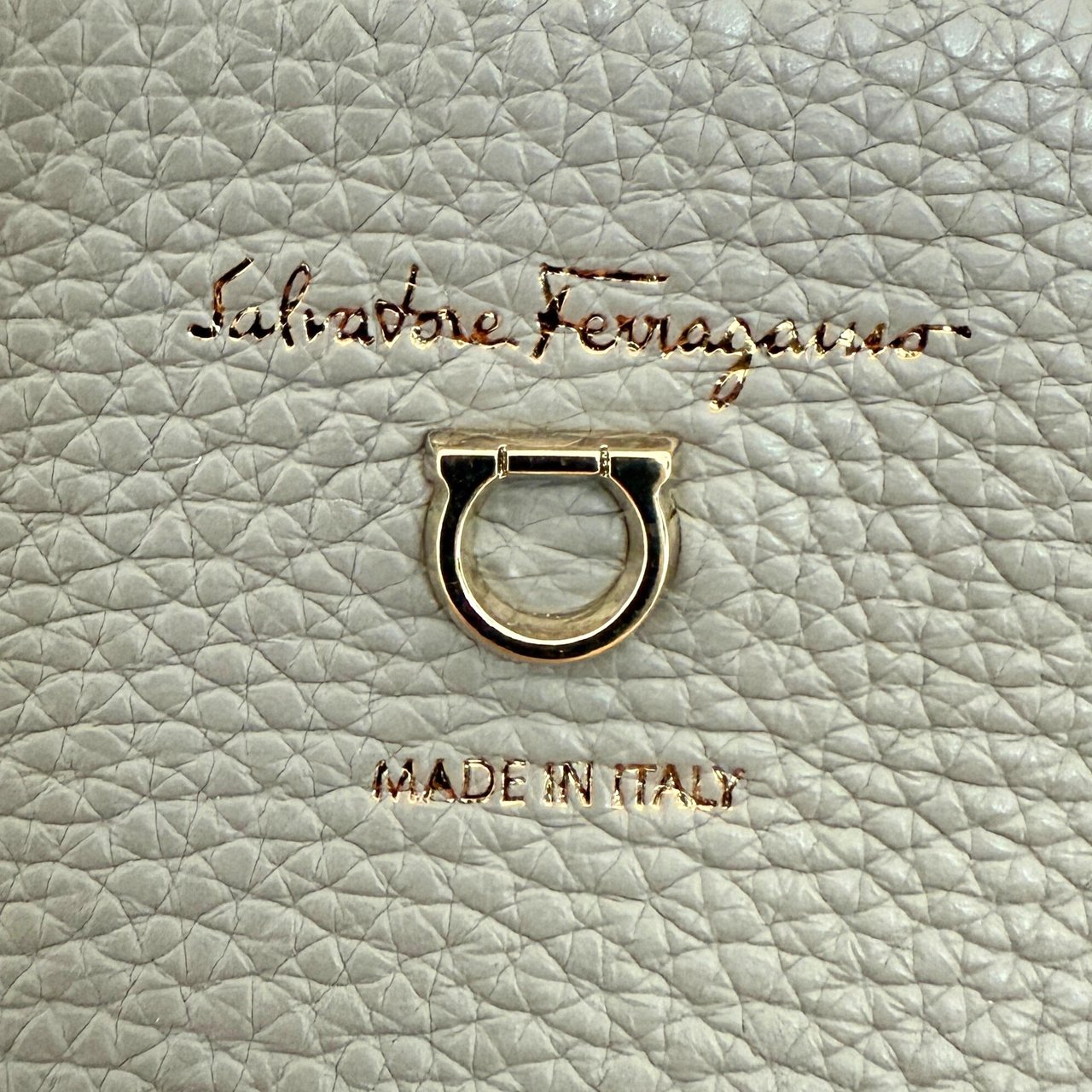 Salvatore Ferragamo Salvatore Ferragamo City Tote Bag mittelgroß Grau / sehr gut Grijs