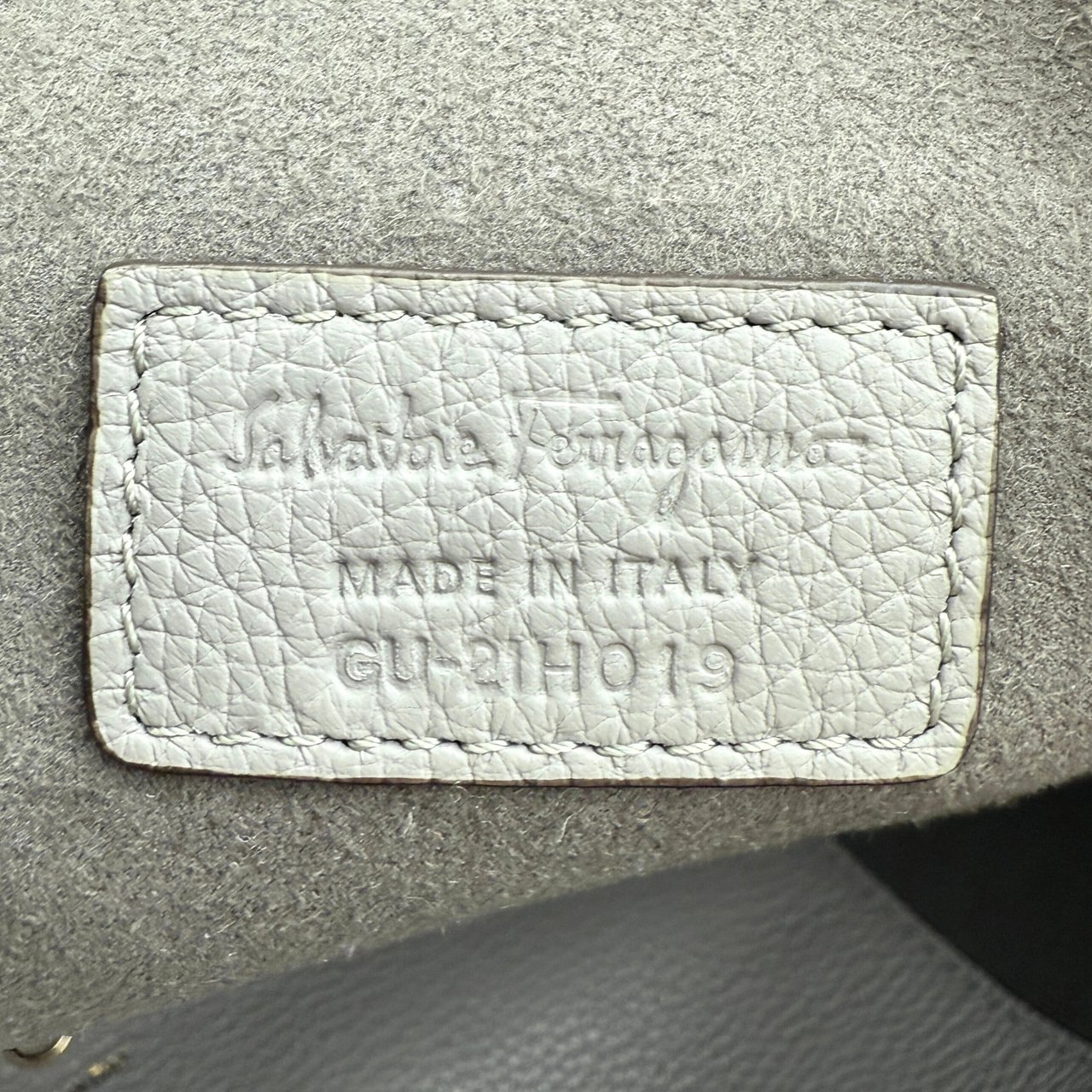 Salvatore Ferragamo Salvatore Ferragamo City Tote Bag mittelgroß Grau / sehr gut Grijs