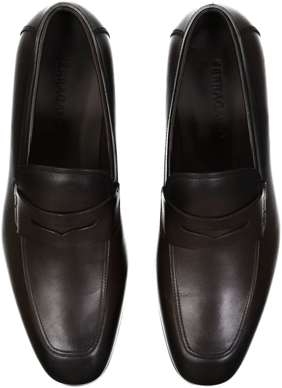 Salvatore Ferragamo Salvatore Ferragamo Gray Loafers Bruin