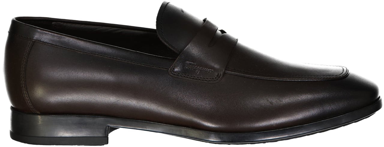Salvatore Ferragamo Salvatore Ferragamo Gray Loafers Bruin