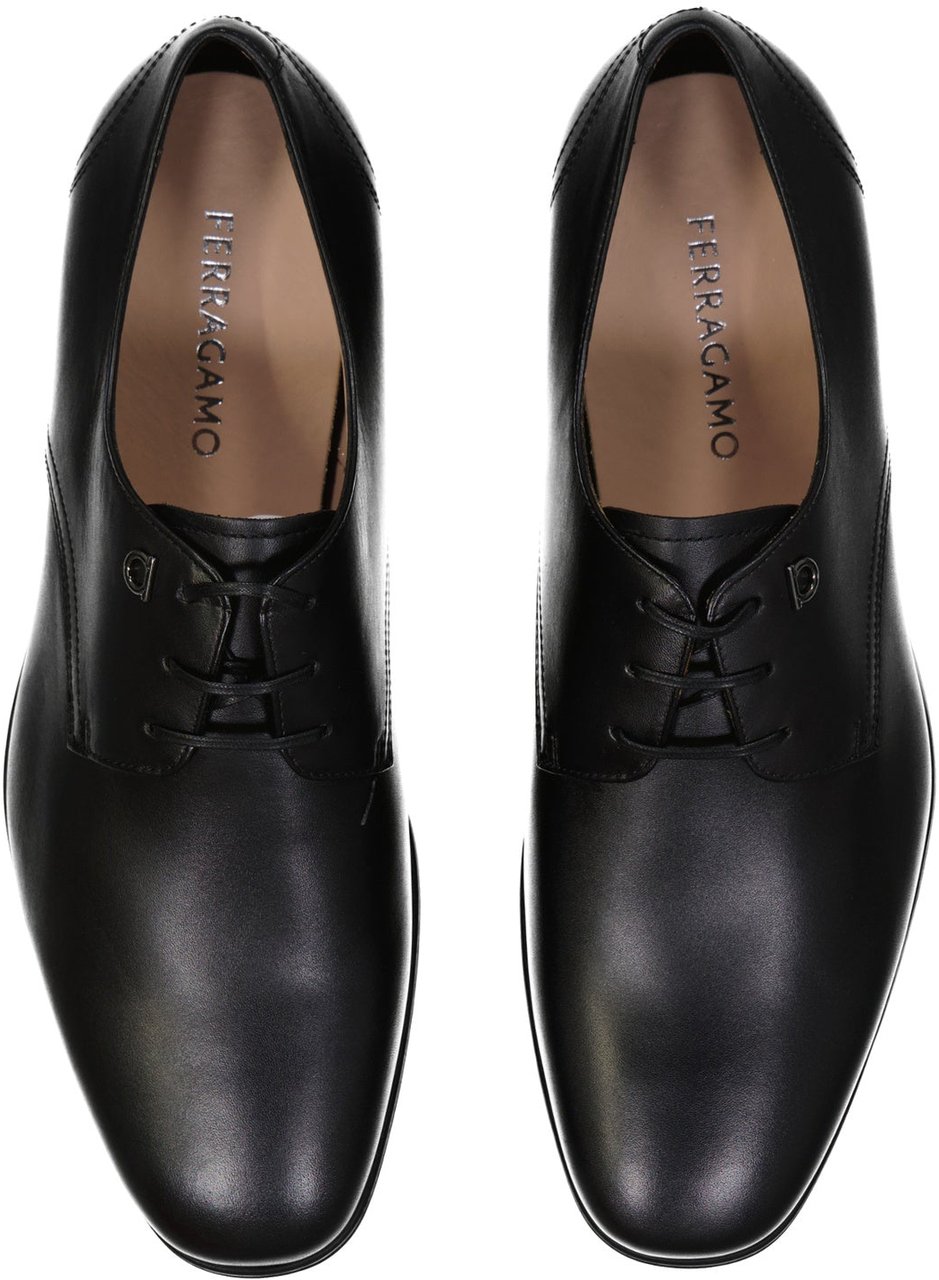 Salvatore Ferragamo Salvatore Ferragamo Spice Leather Loafers Zwart