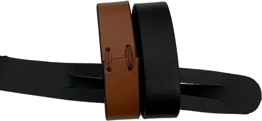 Salvatore Ferragamo Salvatore Ferragamo reversible Gancini leather belt in brown and black, 85cm / as good as new Bruin