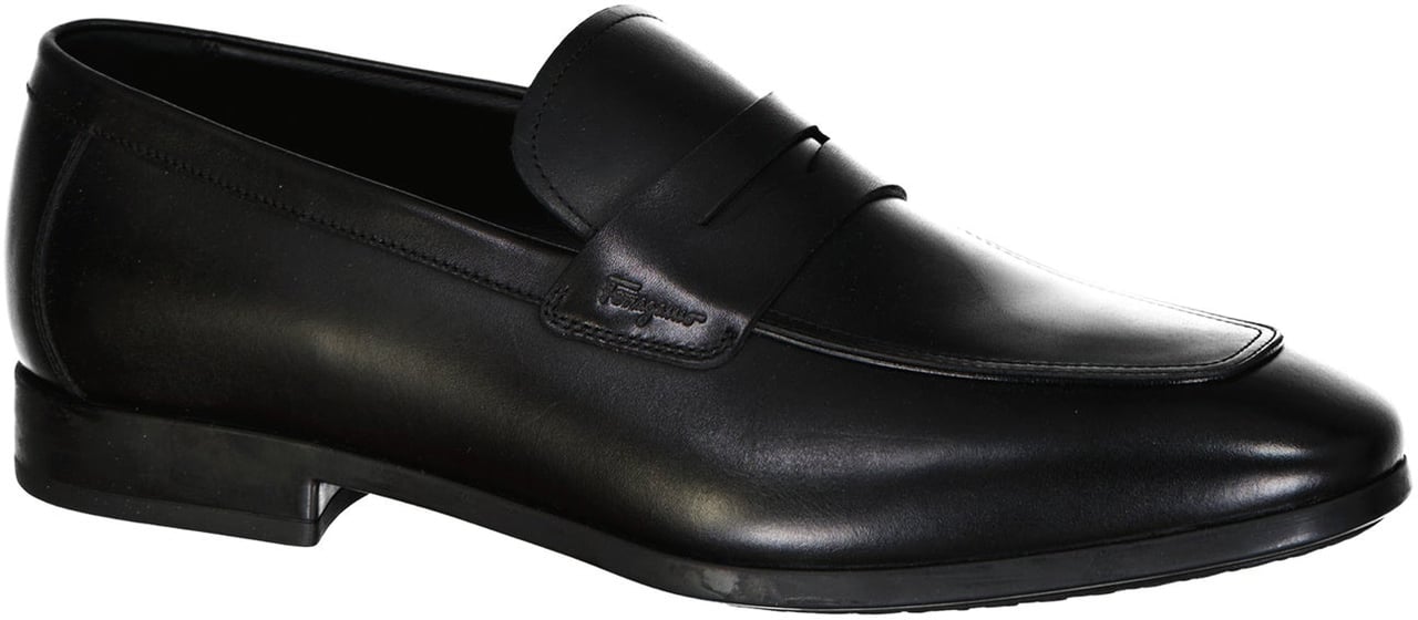 Salvatore Ferragamo Salvatore Ferragamo Gray Loafers Zwart