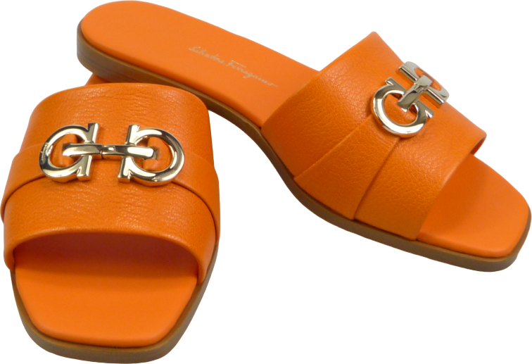 Salvatore Ferragamo Sandals Orange Oranje