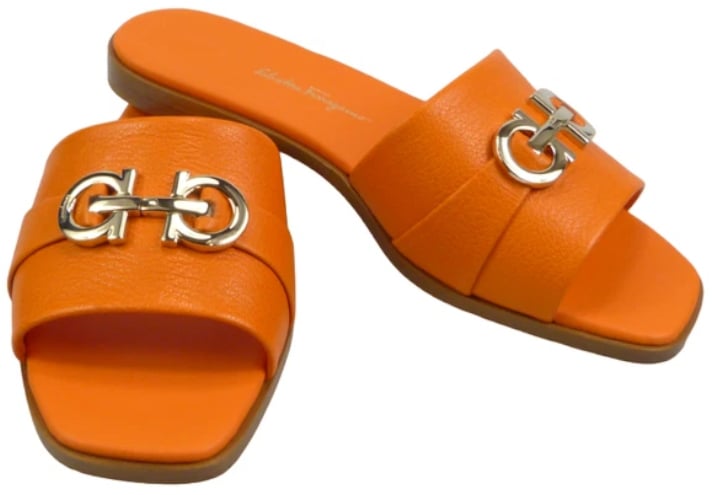 Salvatore Ferragamo Sandals Arancio Oranje