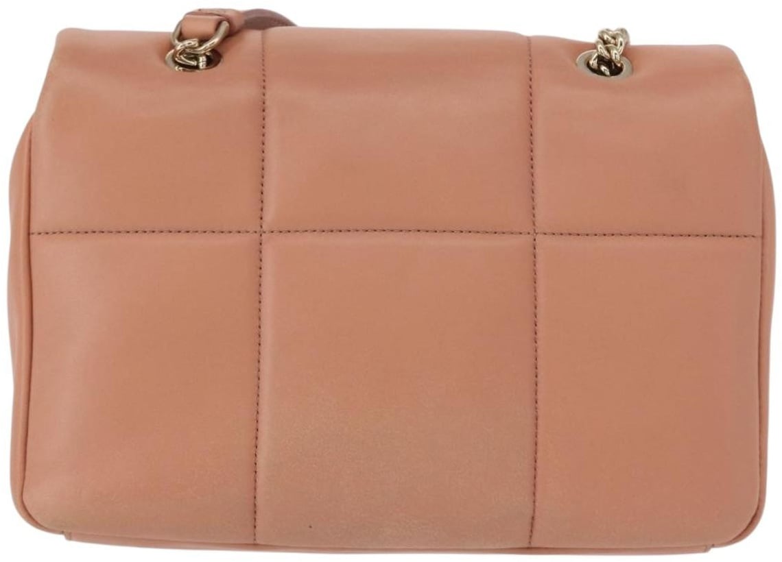 Salvatore Ferragamo Vara Soft Flap Bag Quilted Leather Small Roze