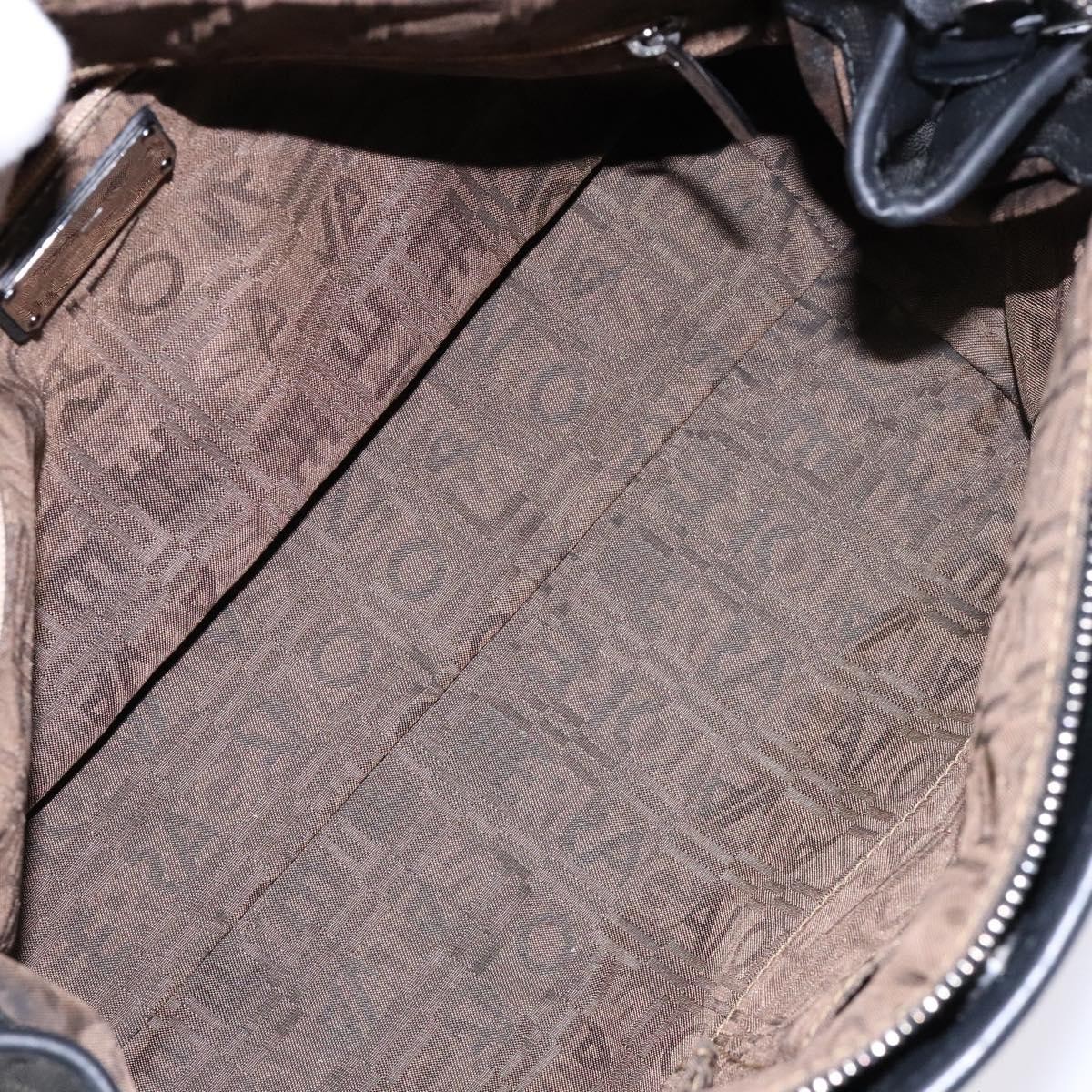 Salvatore Ferragamo Salvatore Ferragamo Gancini Tote PVC Leather Zwart