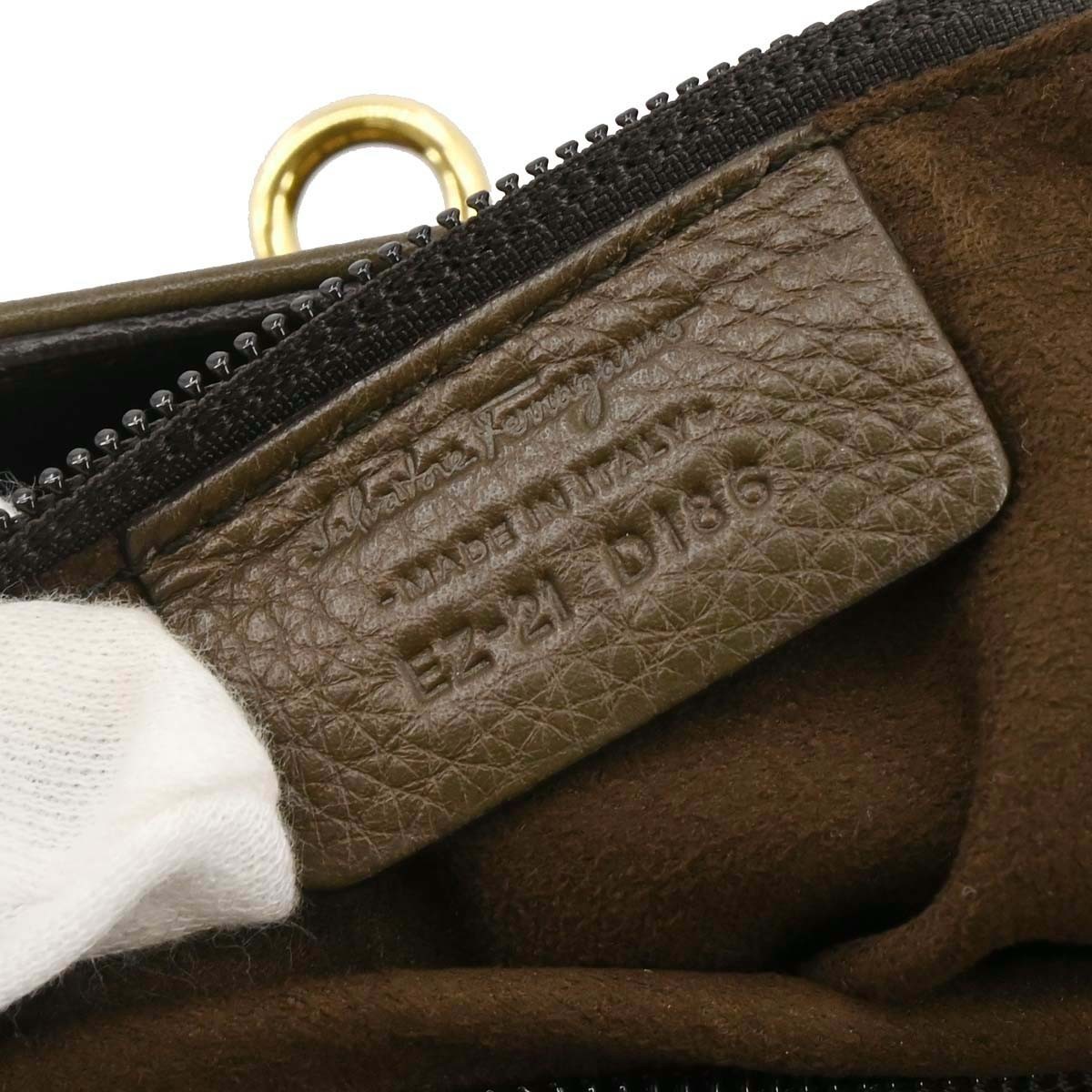 Salvatore Ferragamo Salvatore Ferragamo Hortense Convertible Satchel Leather Bruin