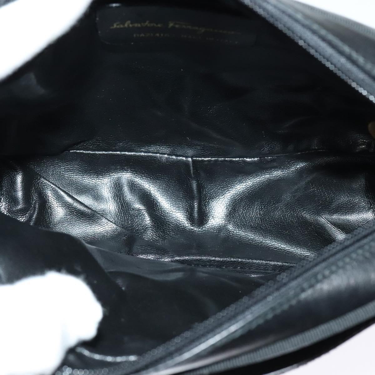 Salvatore Ferragamo Vara Bow Camera Leather Zwart