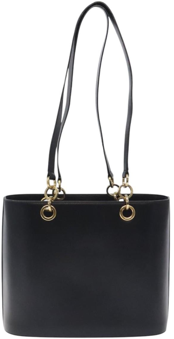 Salvatore Ferragamo Vintage Tote bag Leather Zwart