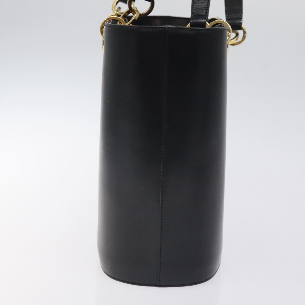 Salvatore Ferragamo Vintage Tote bag Leather Zwart