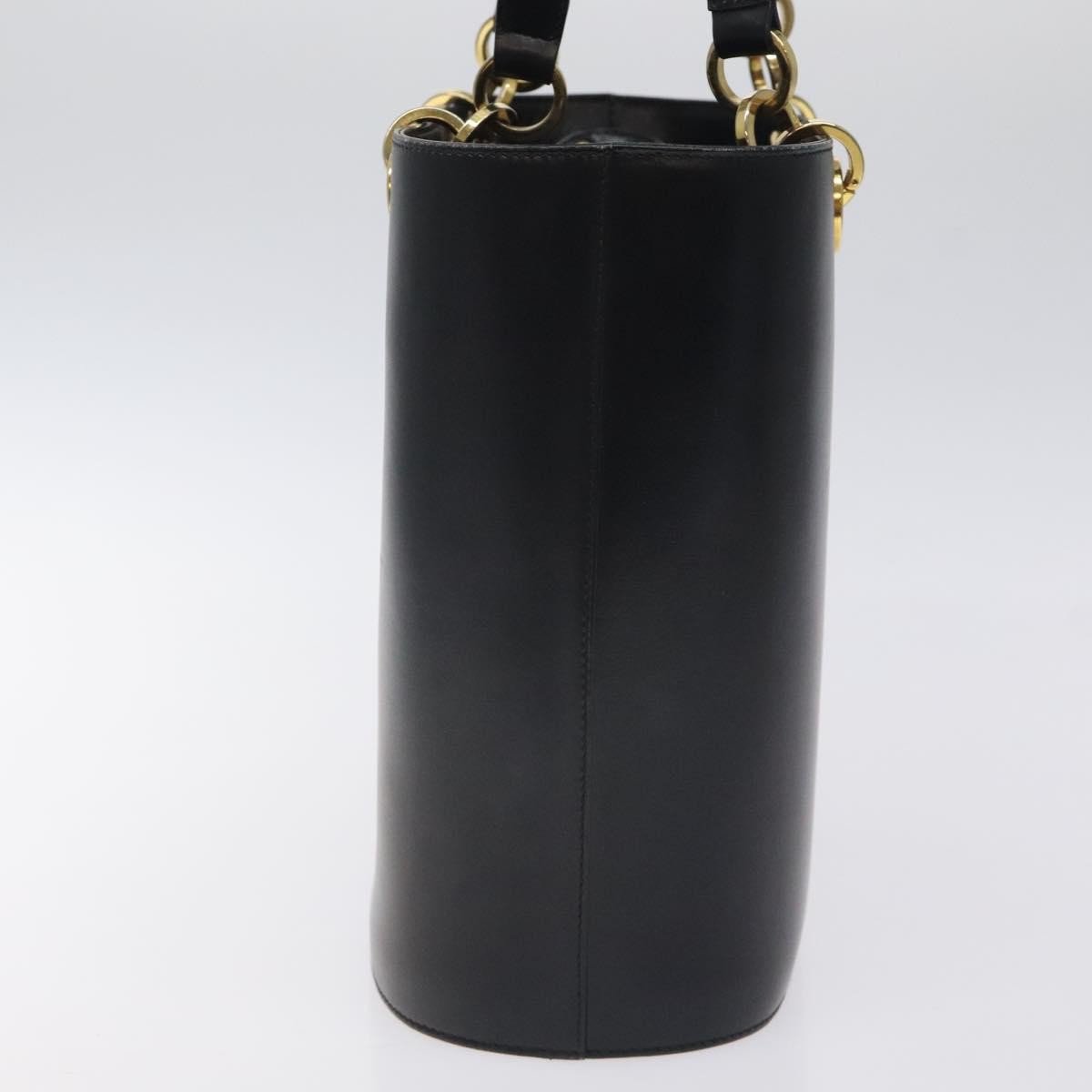 Salvatore Ferragamo Vintage Tote bag Leather Zwart
