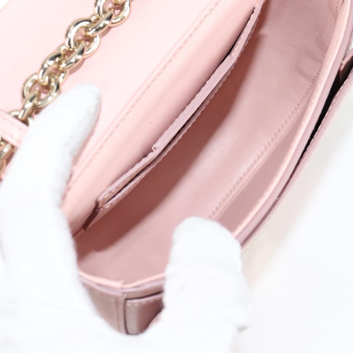 Salvatore Ferragamo Salvatore Ferragamo Vela Flap Crossbody Bag Leather Medium Roze